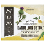 Numi Tea, Organic Dandelion Detox™, без кофеина, 16 чайных пакетиков без ГМО, 32 г (1,13 унции)