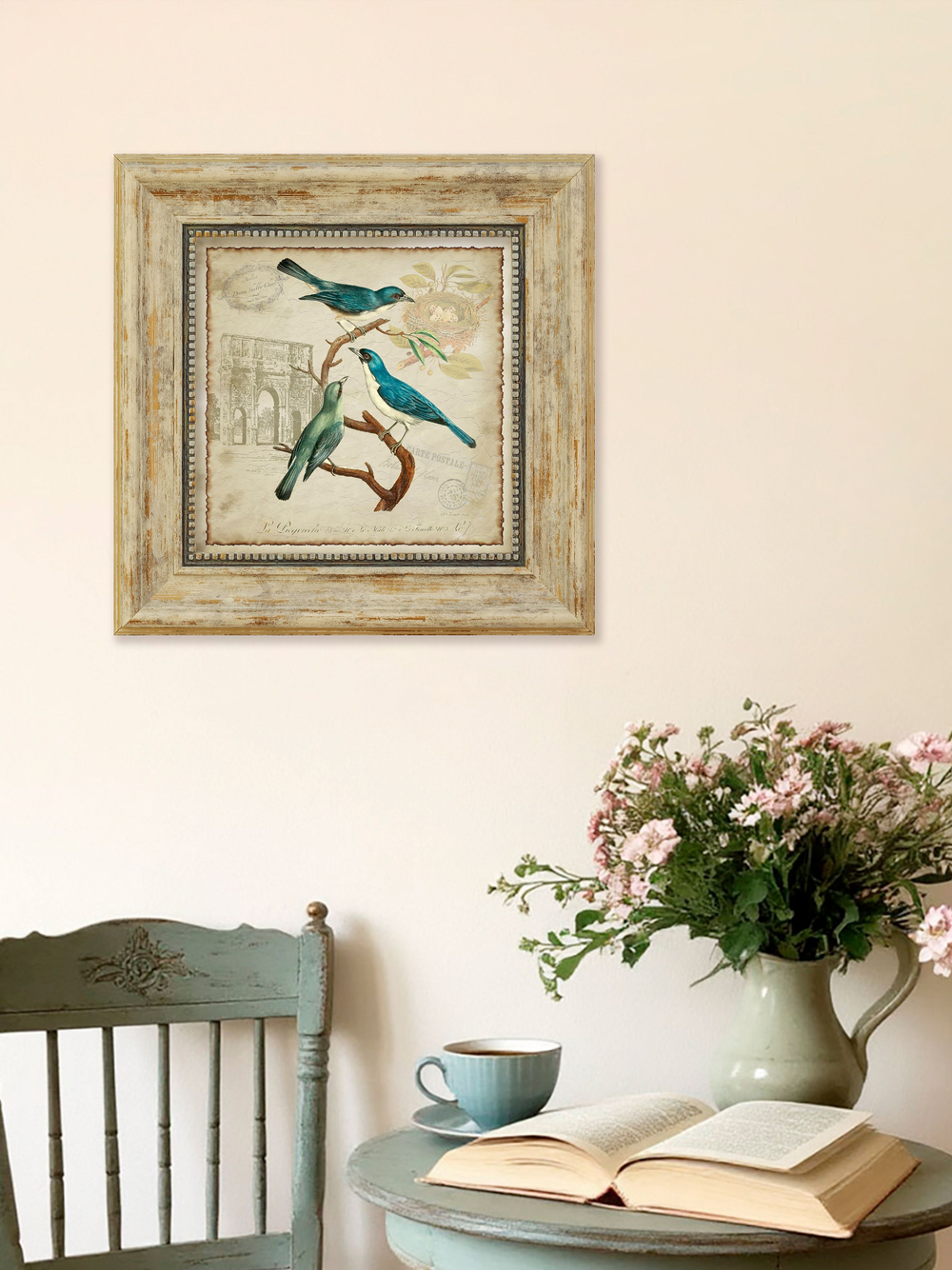 Картина на стену для интерьера на холсте в раме 29*29 см