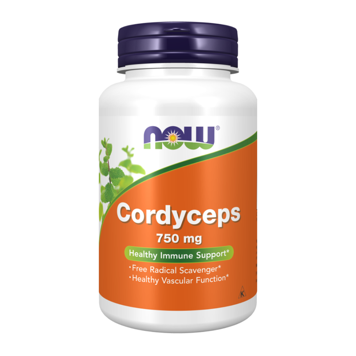 Кордицепс 750 мг, Cordyceps 750 mg, Now Foods, 90 капсул