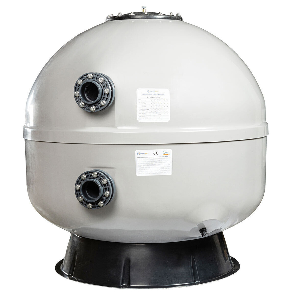 Фильтр AquaViva MS1600 (101m3/h, 1600mm, 3102kg, 110mm, 2,5Бар)
