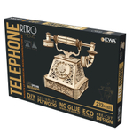 Деревянный конструктор Ретро Телефон (EWA)