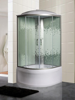 Душевая кабира  МОНОМАХ 10000005785 80/43 С МЗ, 800х800х2100, полукруг