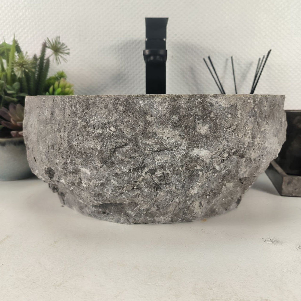 Раковина из мрамора Erozy Grey EM-64638 37*32*16 0191