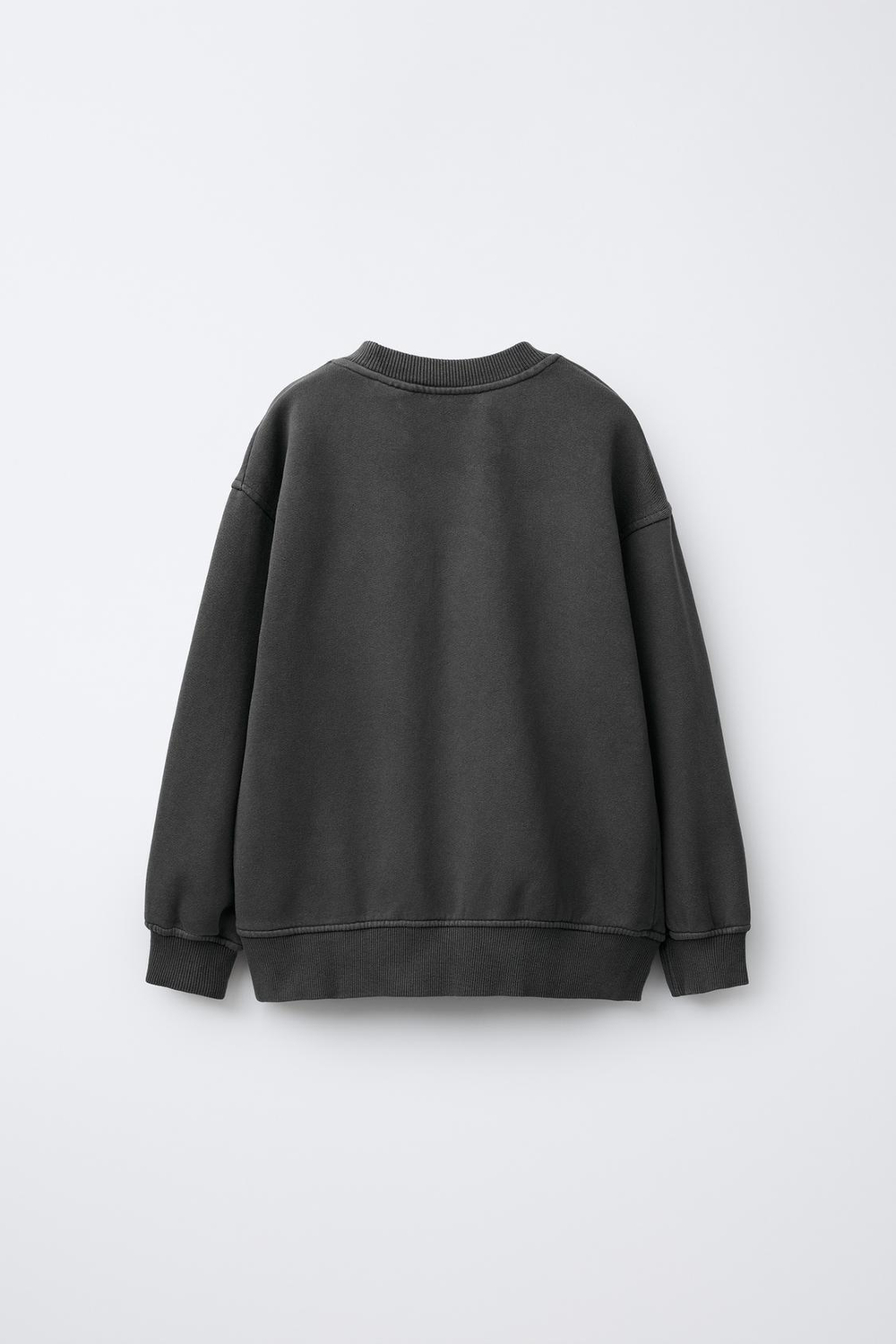 ZARA ТОЛСТОВКА SMILEYWORLD ® С ЗАКЛЕПКАМИ, АНТРАЦИТОВО-СЕРЫЙ