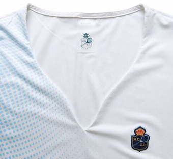Женская теннисная футболка Monte-Carlo Country Club MCCC Patch & Print - white