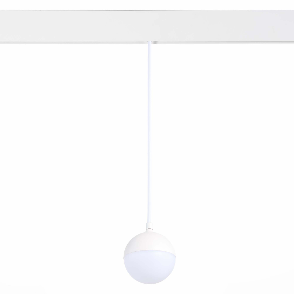 ST358.543.07 Магнитный трековый светильник подвесной Белый LED 1*7W 4000K 520Lm Ra&gt;80 120° IP20 D90x SKYLINE 48
