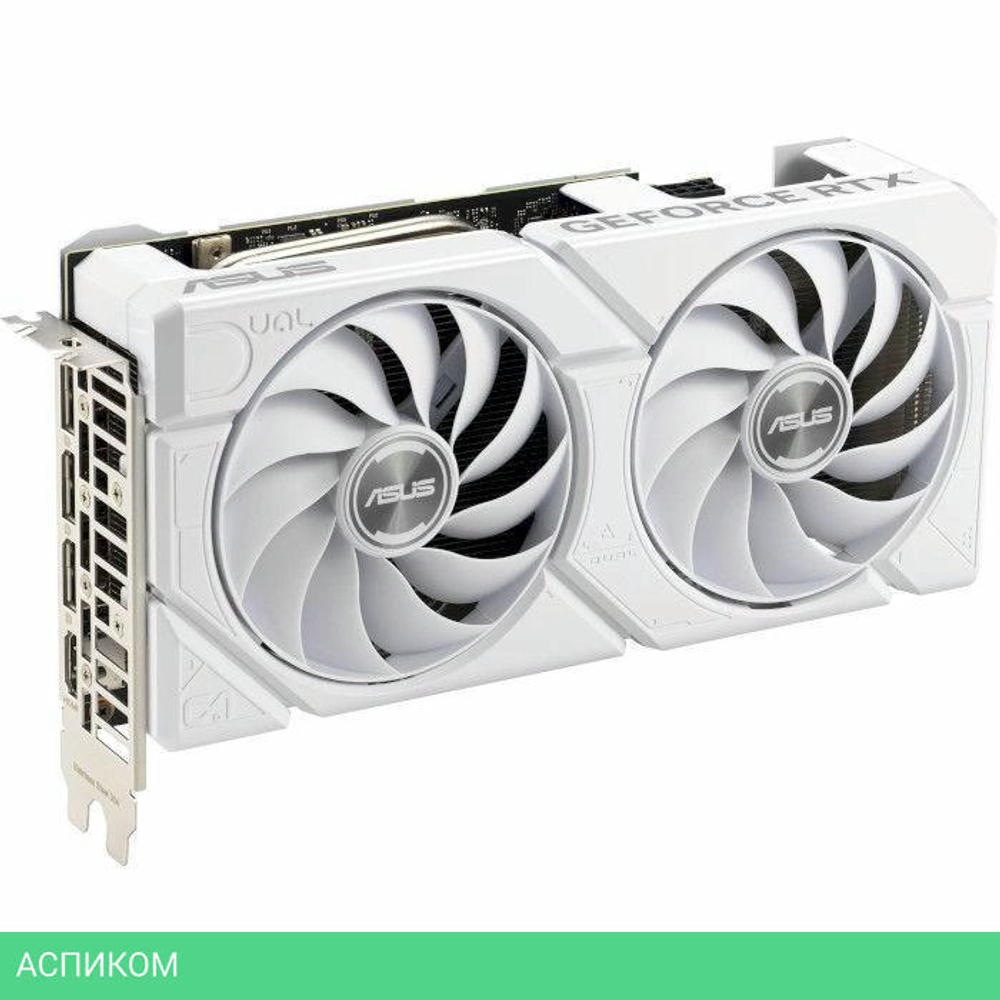 Видеокарта ASUS Dual GeForce RTX 4060 Ti EVO White OC 8GB GDDR6 (90YV0J4B-M0NA00)