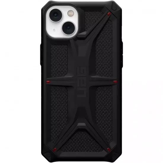 Чехол Uag Monarch для iPhone 14 Plus 6.7", цвет черный (Kevlar-Black)