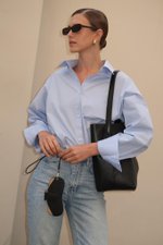 Футляр для очков на шнурке черный