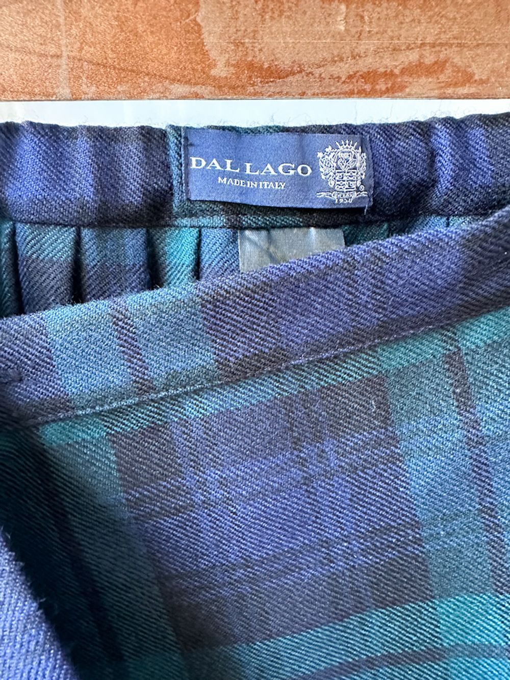 Шерстяная юбка в складку Dal Lago, 122