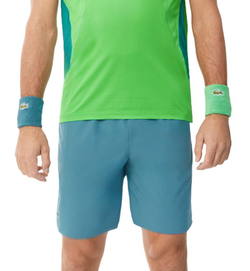 Мужские теннисные шорты Lacoste Tennis x Novak Djokovic Sportsuit Shorts - hydro blue