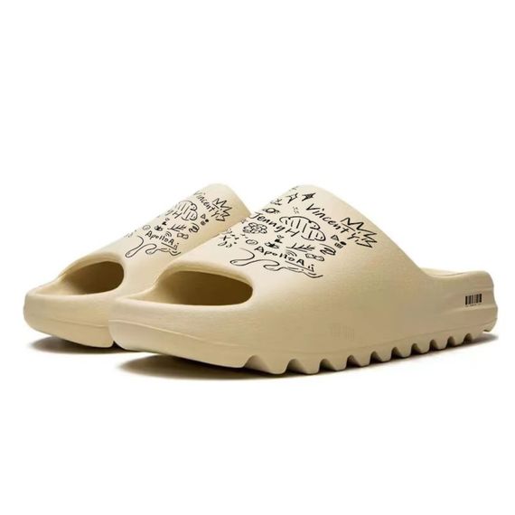 Adidas Originals Yeezy Slide EVA 'Beige Black'