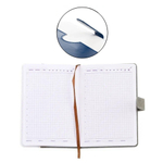 Записная книжка Basir, формат А5, со справочным материалом и застежкой, серия "Двухцветный на магните", обложка кожзам, 21*14,5 см, 140 листов, 2 цвета ассорти