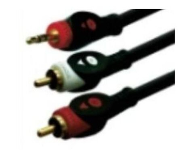 Аудио кабель для наушников Jack 3,5 мм, 2RCA, 1 метр Джетт/Сигнал