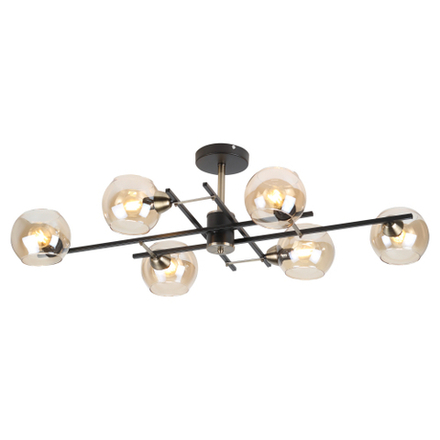 Люстра Rivoli Hannelore 3109-306 6 * Е14 40 Вт модерн