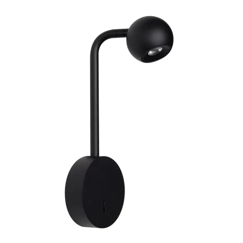 Светильник SP-OTTORI-LONG-WALL-6W Warm3000 (BK, 30 deg, 230V) (Arlight, IP20 Металл, 3 года) 048168