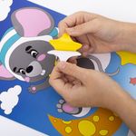 Набор для творчества "Аппликация из мягкого пластика EVA", "Мышонок", 21х29см, ЮНЛАНДИЯ, 662357