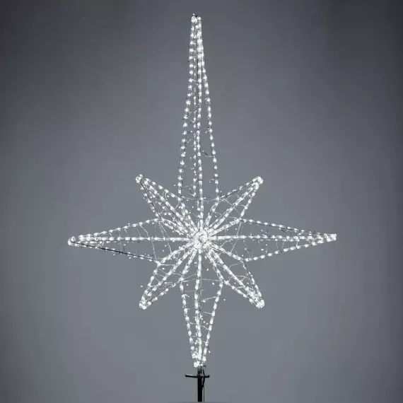 Макушка Роза Ветров 75 см. для елей высотой от 3 до 8 м., белая, Green Trees (roz-75white)