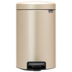 Brabantia NewIcon Контейнер для мусора Gold Metalic, 12 л.