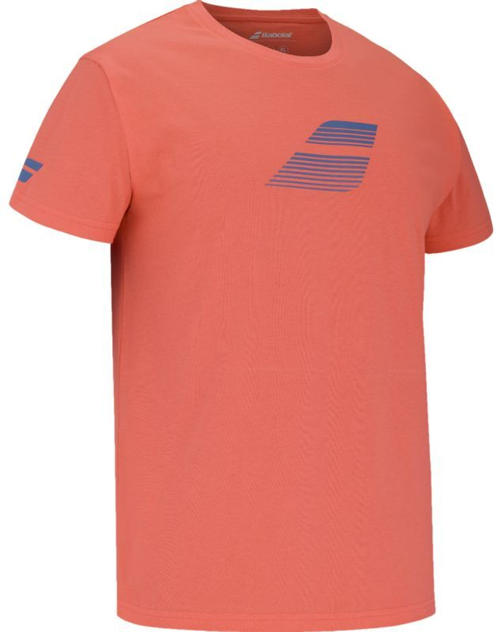 Мужская теннисная футболка Babolat Exercise Big Flag - Оранжевый