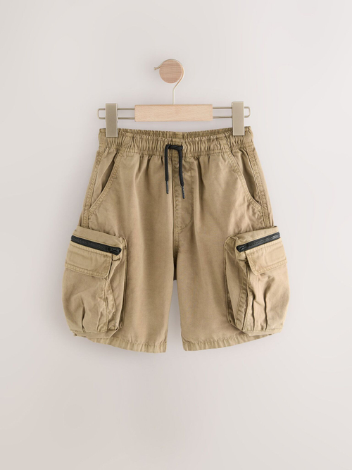 Шорты карго для мальчика Next AC6-422, Песочный