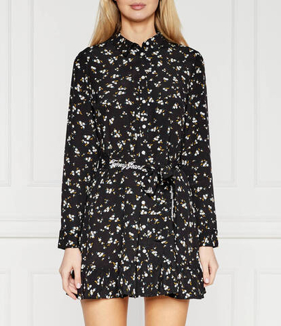 Платье с ремешком FLORAL Tommy Jeans - черный(DW0DW17946)