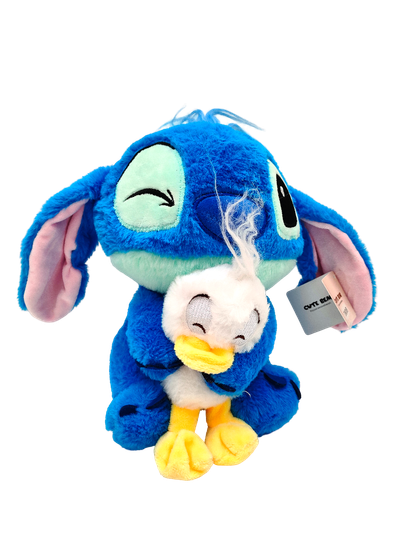 Мягкая игрушка Стич с утёнком 23см