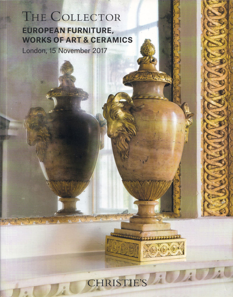Каталог аукциона Christie's, Лондон, Коллекционер: Европейская мебель, предметы декоративно-прикладного искусства и фарфор от 15 ноября 2017 года