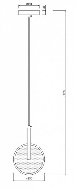 Подвесной светильник Freya Nova FR6002PL-L15BS