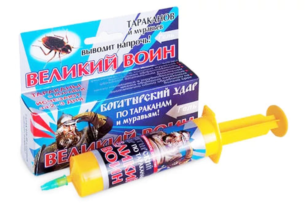 Гель-средство ВЕЛИКИЙ ВОИН гель от муравьев 45 гр