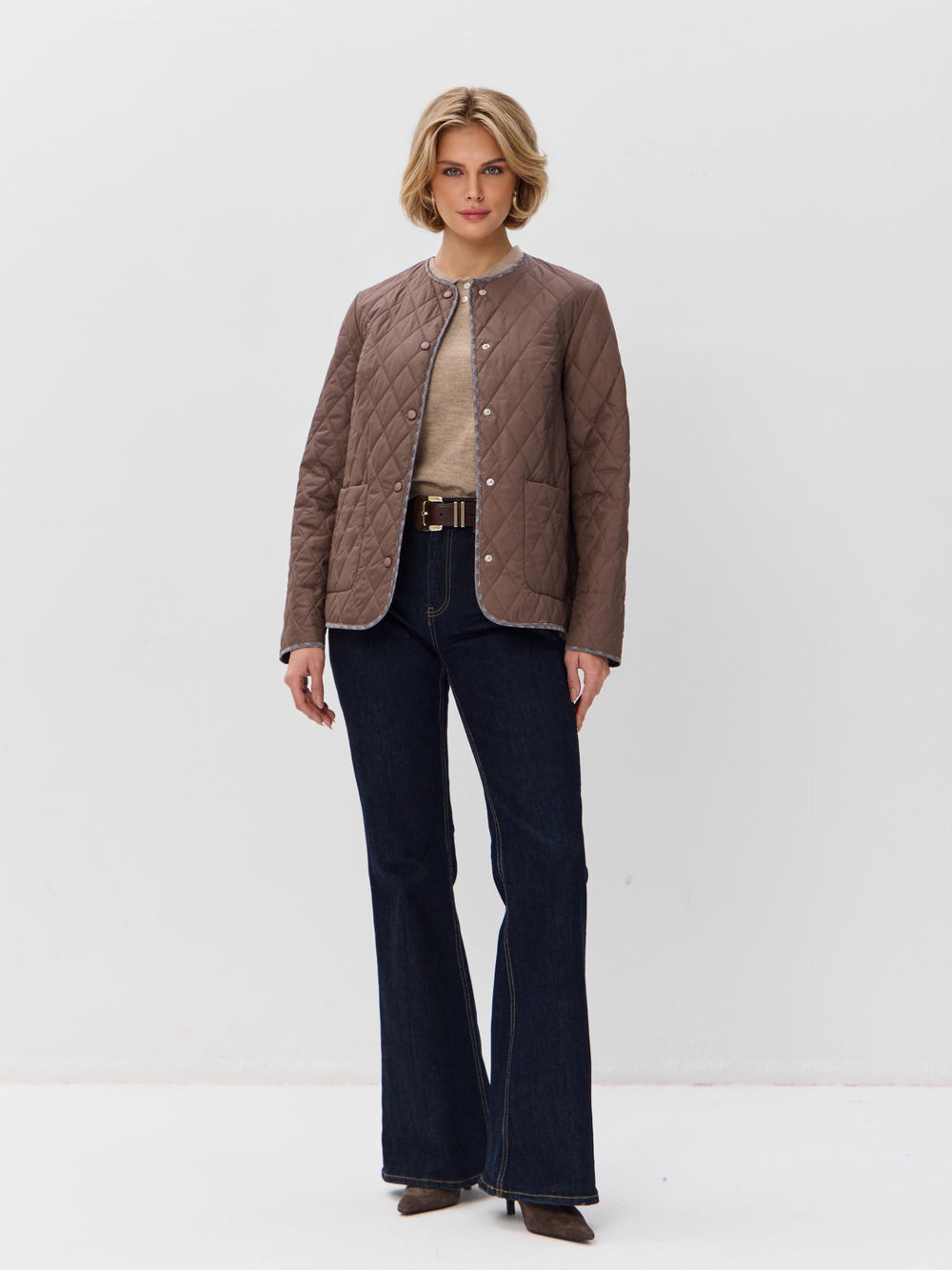 Куртка-жакет стеганая шанель на кнопках