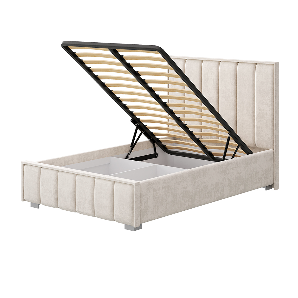 Кровать 1,2 м Мирабель КР-06 NEW миндаль
