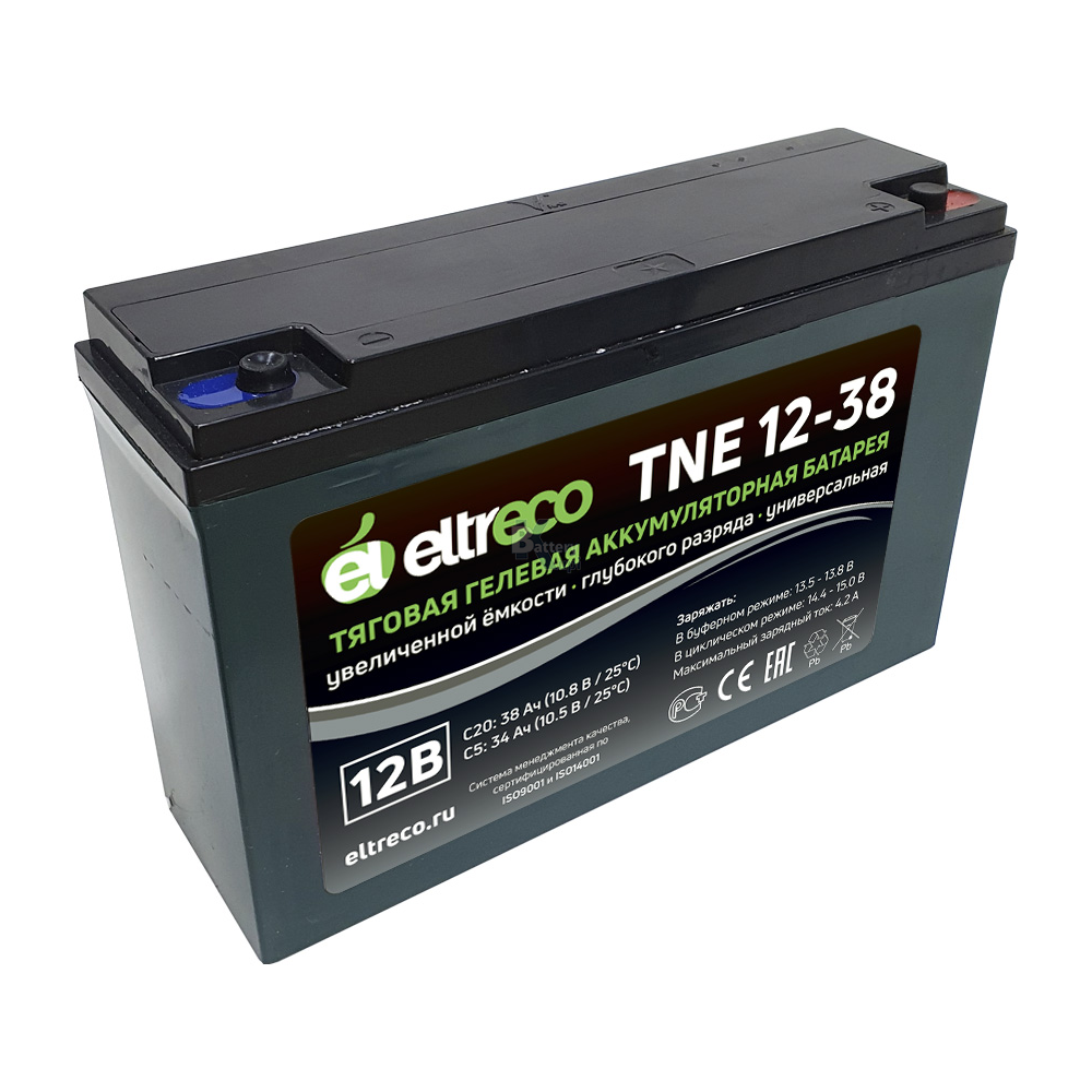 Аккумулятор Eltreco TNE12-38 (AGM+GEL)