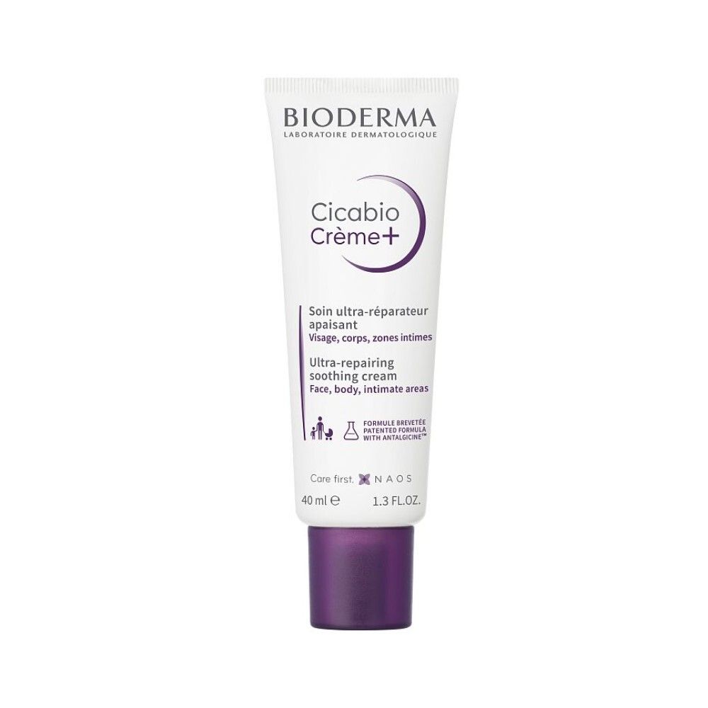 Bioderma Cicabio Creme+ Восстанавливающий и успокаивающий крем плюс, 40 мл