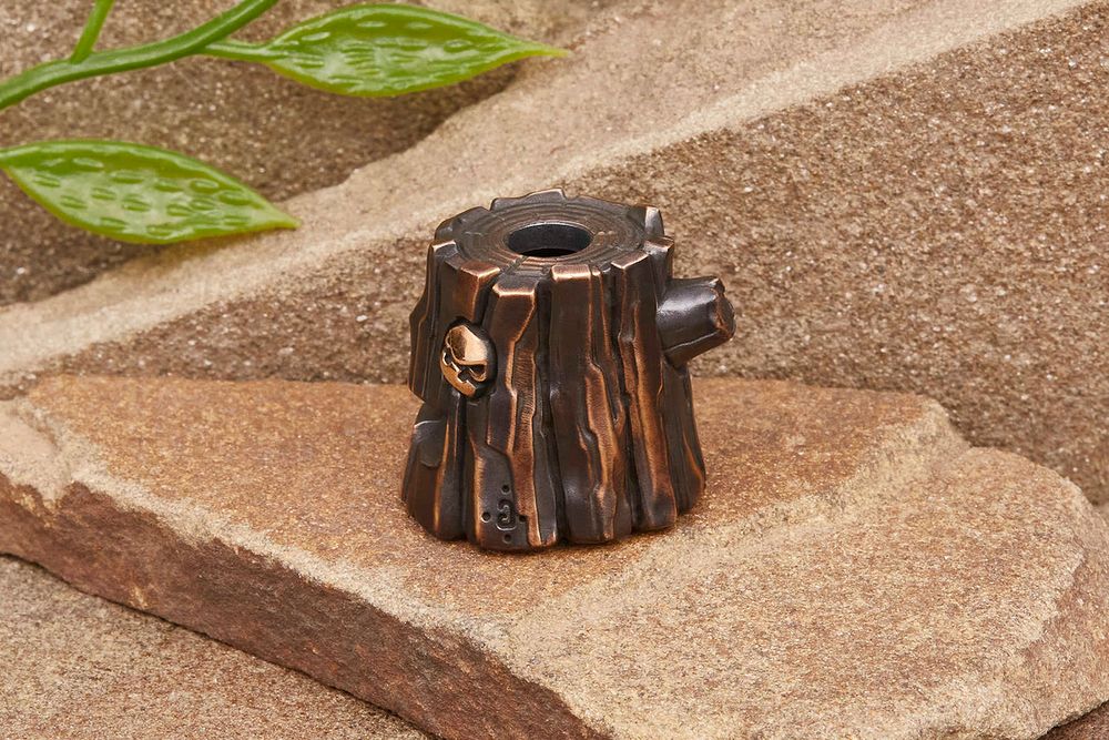 Бусина для темляка Пень (бронза) от мастерской Братьев Пешковых