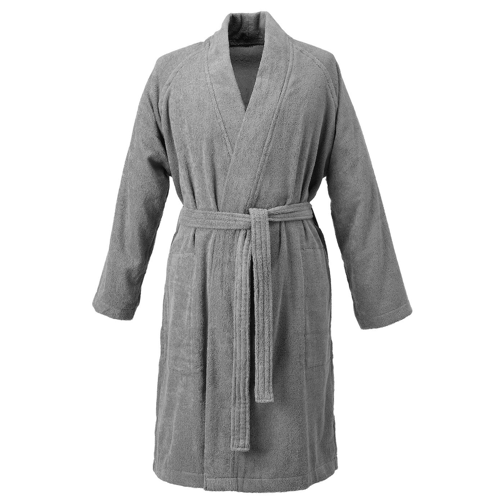 IKEA ROCKÅN  (ИКЕА РОСКÅН)  -  Халат, серый, L/XL