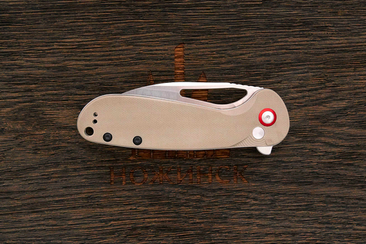 Нож складной CJRB Lago, клинок 87мм, сталь AR-RPM9, рукоять G10