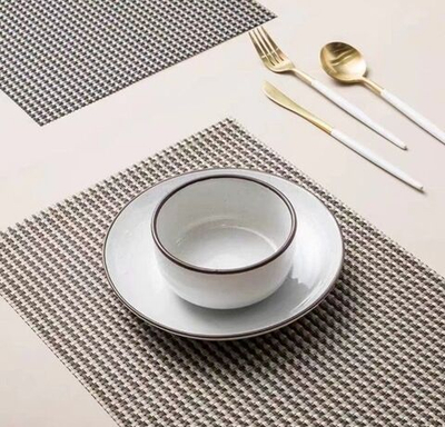 Набор сервировочных салфеток, Салфетка для сервировки стола ПВХ (поливинилхлорид) 30x45см, 4шт.