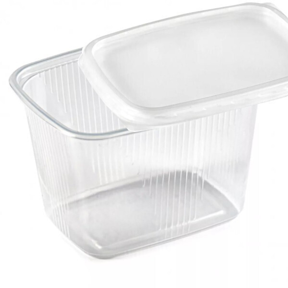 Контейнер с крышкой У-Юнити 350г ПРЯМОУГ 108 (комплект 100 шт)