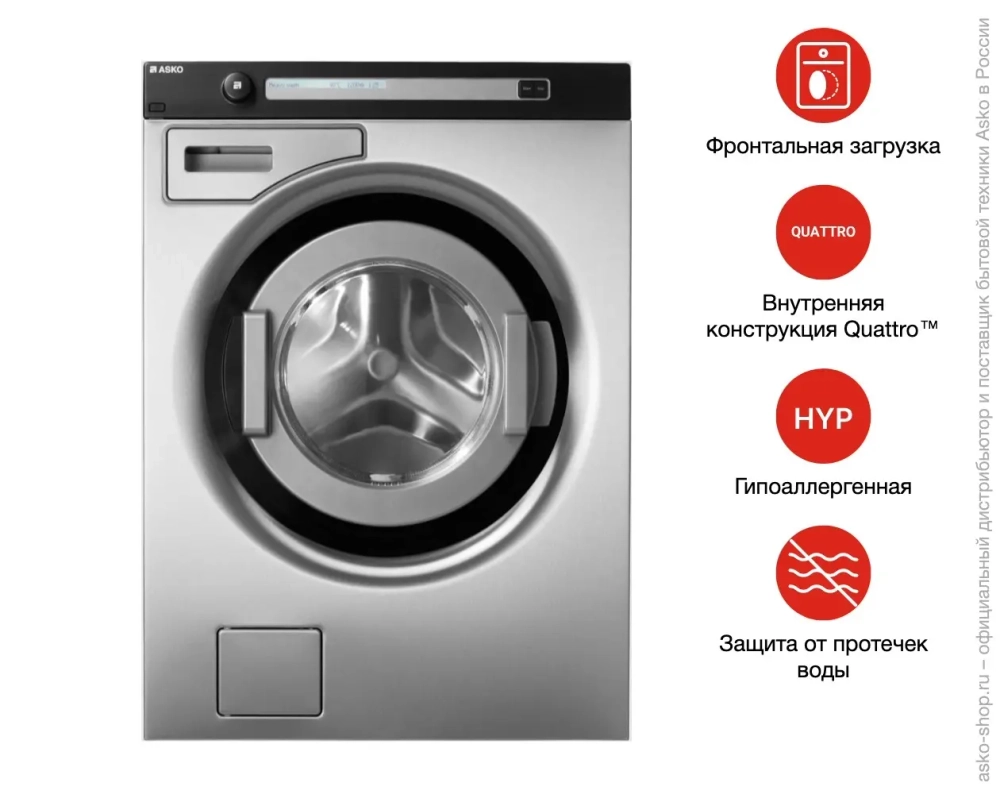 Профессиональная стиральная машина Asko WMC84 P фото 7