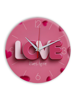 Настенные часы "Ballet Dancer" Modern Wall Clock, 28*28 см, бесшумные. Подарок на день рождения