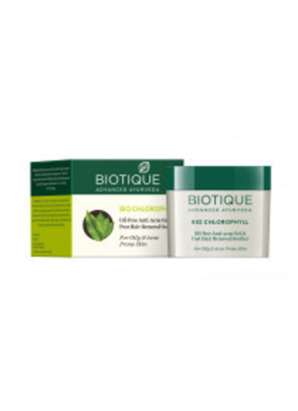 Антибактериальный крем-гель Biotique Bio Chlorophyll Oil-Free Anti-Acne Gel, 50 г