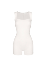 white overall