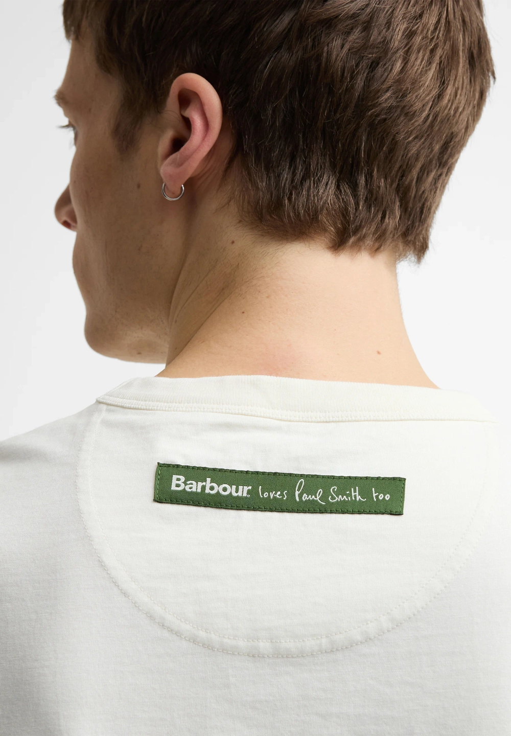 Футболка BARBOUR X PAUL SMITH - whisper white