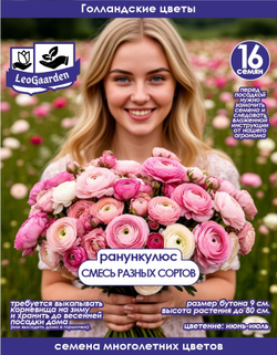 Корневище, Ранункулюс микс сортов, 16 шт