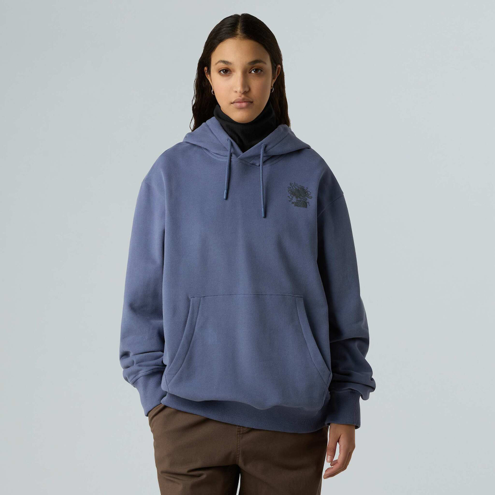 Худи The North Face Powder Days сине-фиолетовая