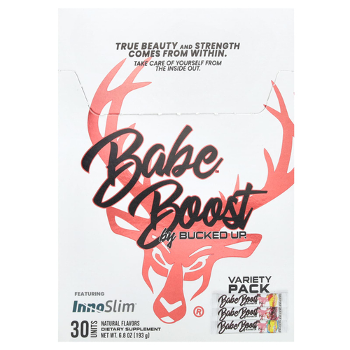 Bucked Up, Babe Boost, разнообразный набор, 30 пакетиков по 0,2 унции