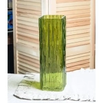 Ваза Квадро большая 105мм*105мм h-350мм Олива