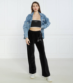 Спортивные штаны TJW RHINESTONE VELOUR SWEATPANT Tommy Jeans - черный(DW0DW14990)