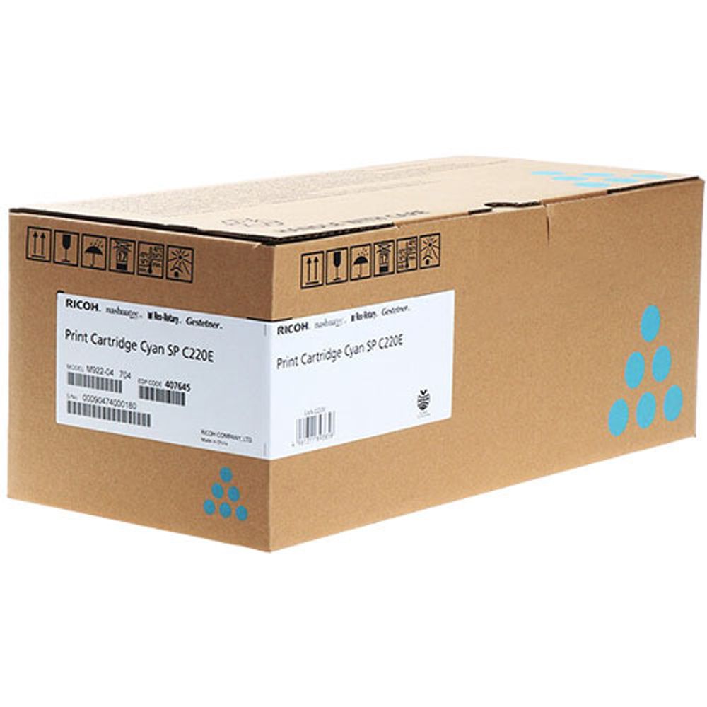 Картридж Ricoh тип SP C220 406053/407645 для SPC220/C221/C222/C240 голубой